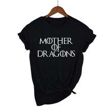Load image into Gallery viewer, Hot 2019 T-shirt Women Game of Thrones Ringer Tee Shirt Femme Mother of Dragons T Shirt Female
