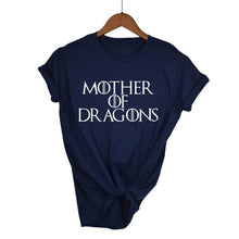 Load image into Gallery viewer, Hot 2019 T-shirt Women Game of Thrones Ringer Tee Shirt Femme Mother of Dragons T Shirt Female