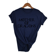 Load image into Gallery viewer, Hot 2019 T-shirt Women Game of Thrones Ringer Tee Shirt Femme Mother of Dragons T Shirt Female