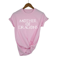 Load image into Gallery viewer, Hot 2019 T-shirt Women Game of Thrones Ringer Tee Shirt Femme Mother of Dragons T Shirt Female