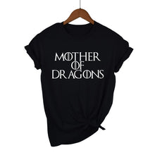 Load image into Gallery viewer, Hot 2019 T-shirt Women Game of Thrones Ringer Tee Shirt Femme Mother of Dragons T Shirt Female