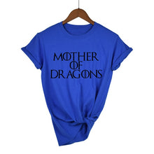 Load image into Gallery viewer, Hot 2019 T-shirt Women Game of Thrones Ringer Tee Shirt Femme Mother of Dragons T Shirt Female