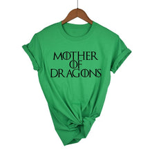 Load image into Gallery viewer, Hot 2019 T-shirt Women Game of Thrones Ringer Tee Shirt Femme Mother of Dragons T Shirt Female