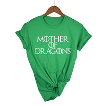 Load image into Gallery viewer, Hot 2019 T-shirt Women Game of Thrones Ringer Tee Shirt Femme Mother of Dragons T Shirt Female