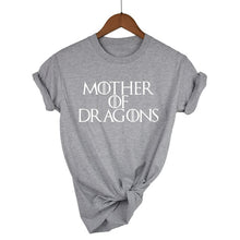 Load image into Gallery viewer, Hot 2019 T-shirt Women Game of Thrones Ringer Tee Shirt Femme Mother of Dragons T Shirt Female