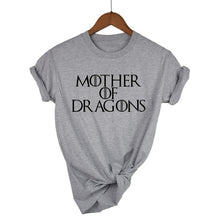 Load image into Gallery viewer, Hot 2019 T-shirt Women Game of Thrones Ringer Tee Shirt Femme Mother of Dragons T Shirt Female