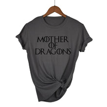 Load image into Gallery viewer, Hot 2019 T-shirt Women Game of Thrones Ringer Tee Shirt Femme Mother of Dragons T Shirt Female